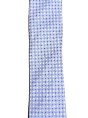 Tie Shop ROMA Made in Italy 100% silk tie blue, white, navy